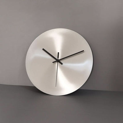 Steel wall clock