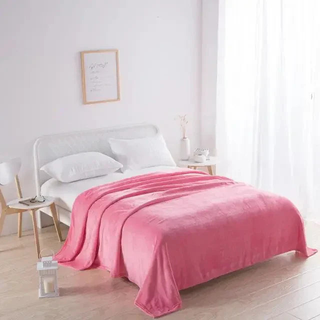 Velvet-textured blanket