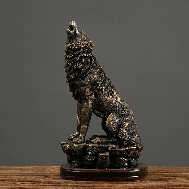 Sculpture d’un aigle en bronze