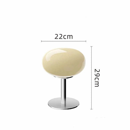Stolní LED lampa s kulatým stínidlem