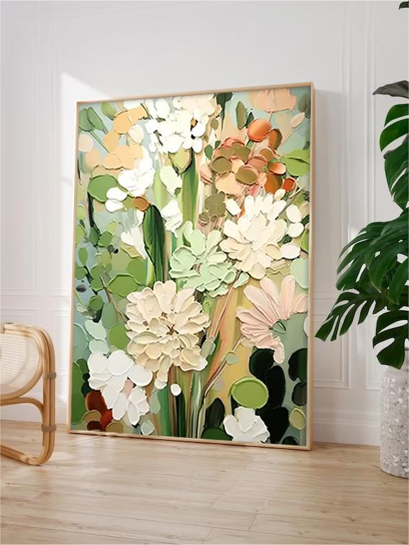 Tableau floral sur toile
