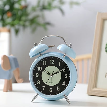 Fluorescent travel alarm clock