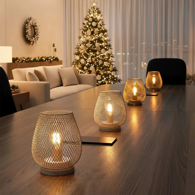 Battery-Powered Edison LED Table Lamp