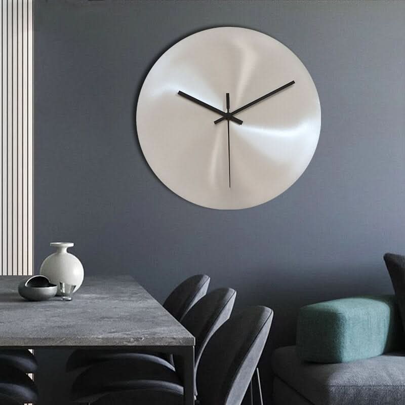 Steel wall clock