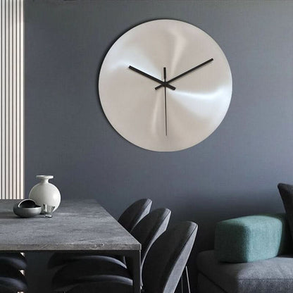 Steel wall clock