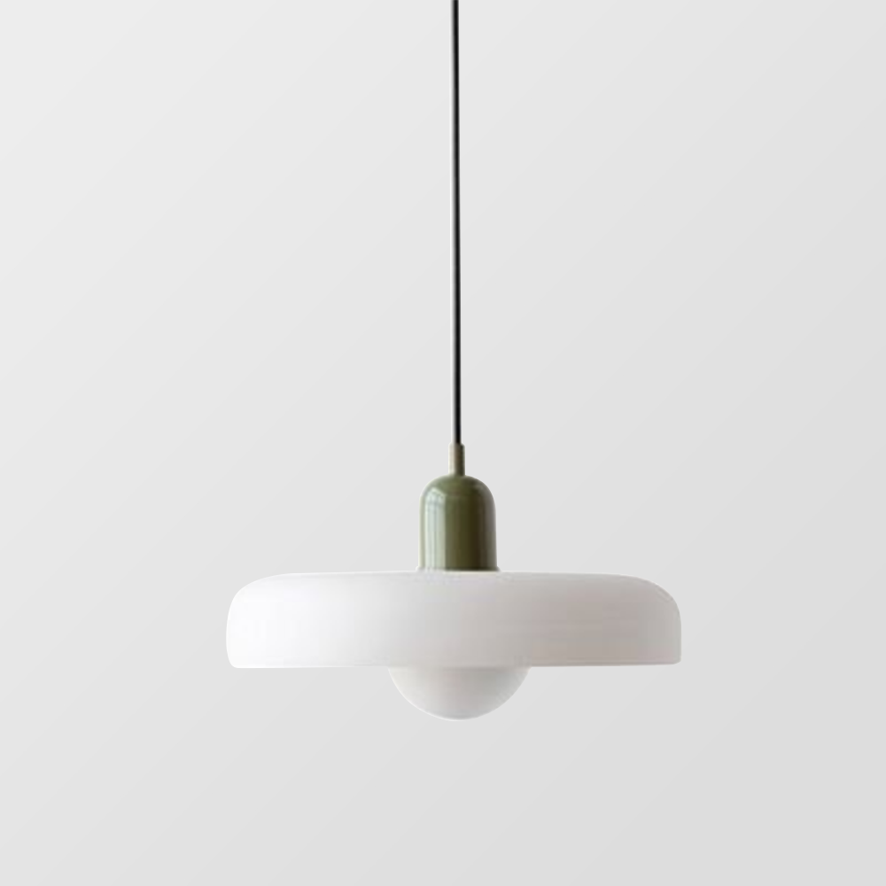 Lampa wisząca kolorowe szkło