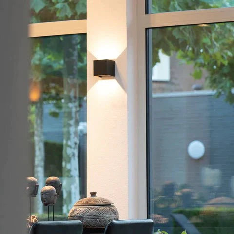 Set of 2 adjustable LED wall lights