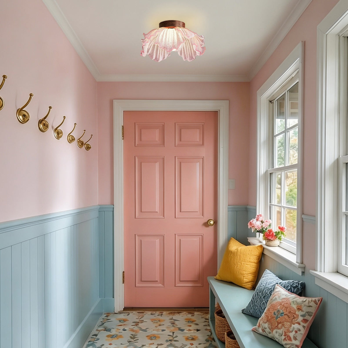 LED flower ceiling light