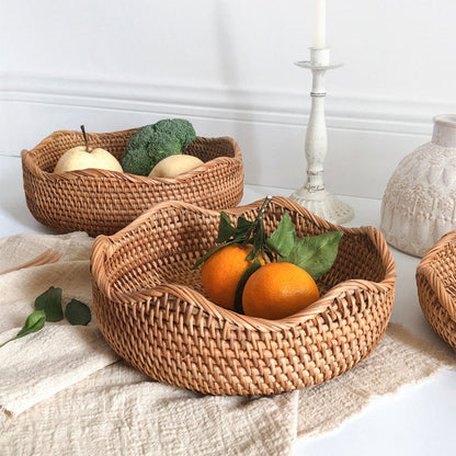 Panier tressé en osier