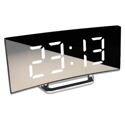 Réveil LED avec affichage miroir