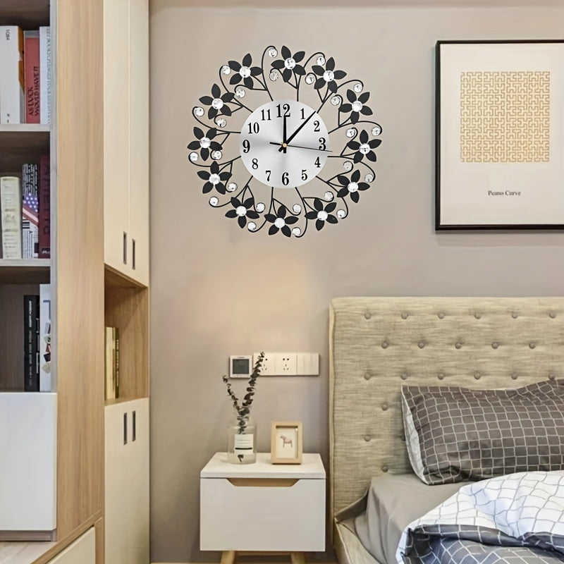 Irregular silent wall clock