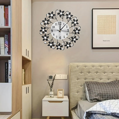 Irregular silent wall clock