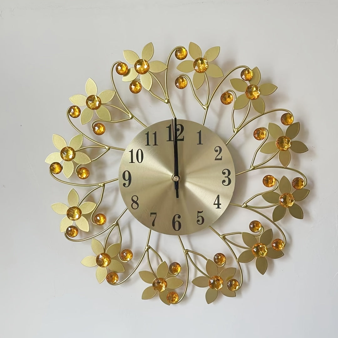 Irregular silent wall clock