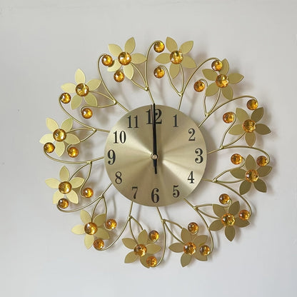 Irregular silent wall clock