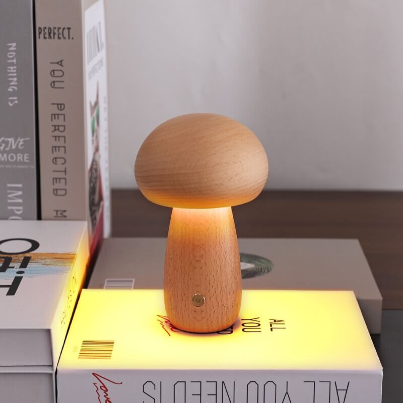 Mushroom-shaped table lamp
