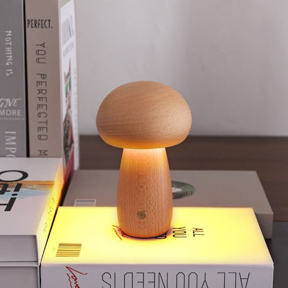Mushroom-shaped table lamp