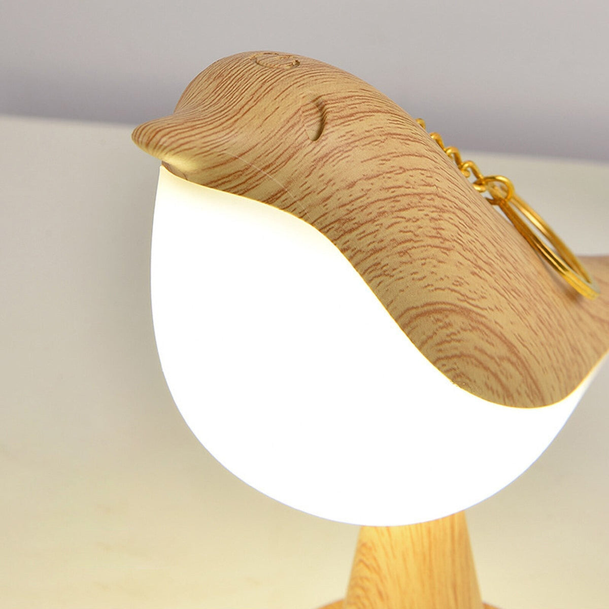 Lampe LED avec motif d’oiseau