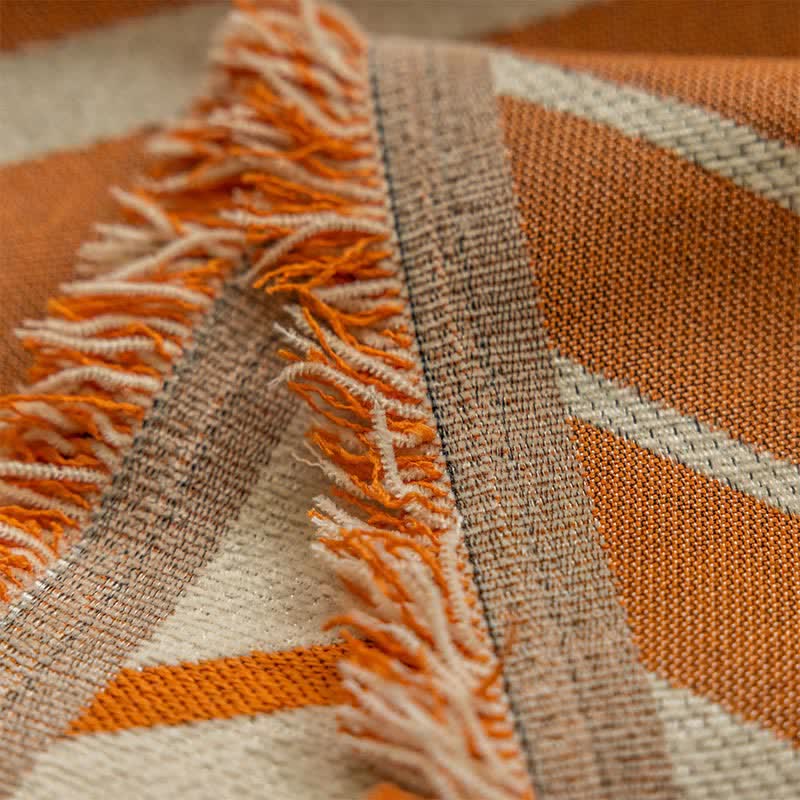 Diamond-pattern sofa cover