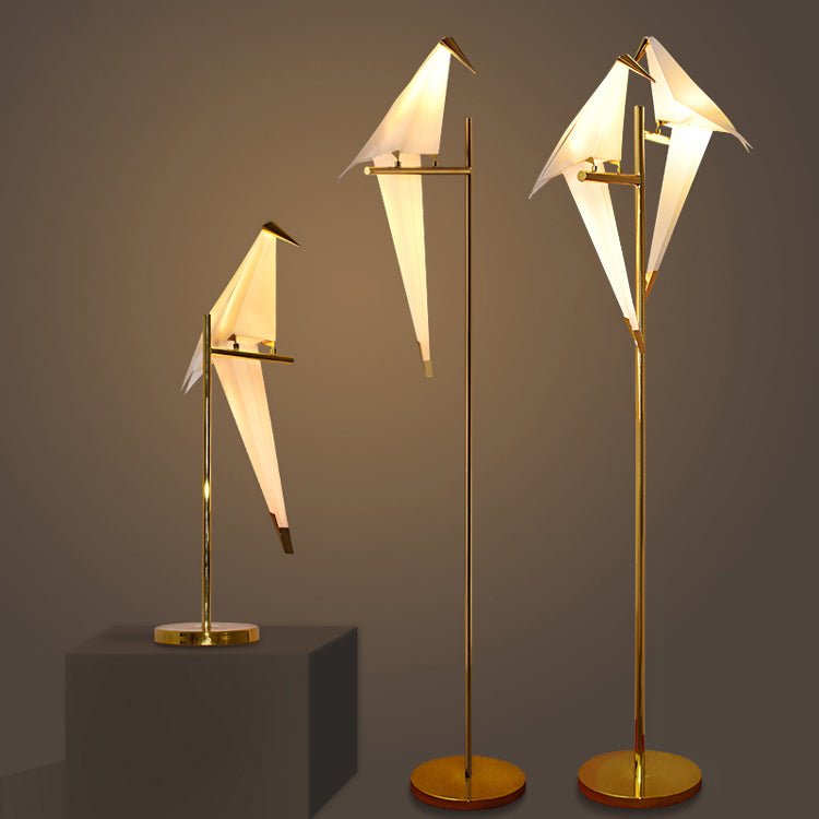 Lampe LED en forme d’oiseau à lumière chaude