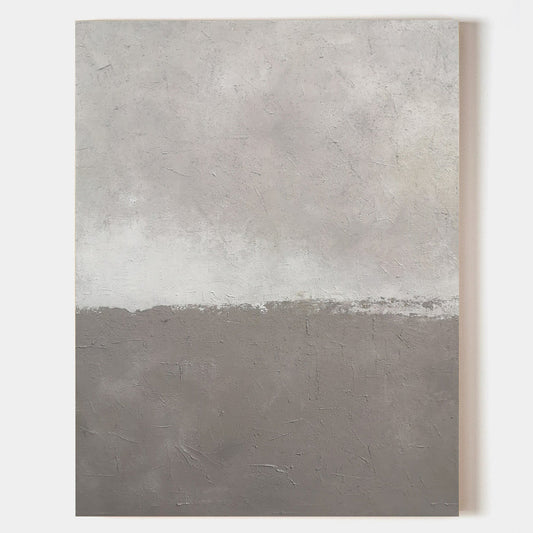 Tableau abstrait bicolore