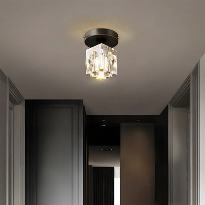 Lampa sufitowa kryształowa