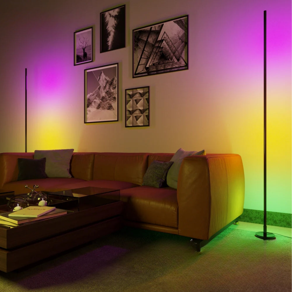 Stojací RGB lampa s dálkovým ovladačem