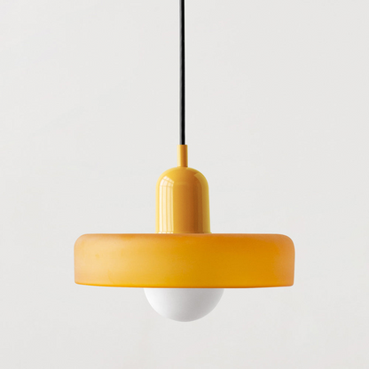 Lampa wisząca kolorowe szkło