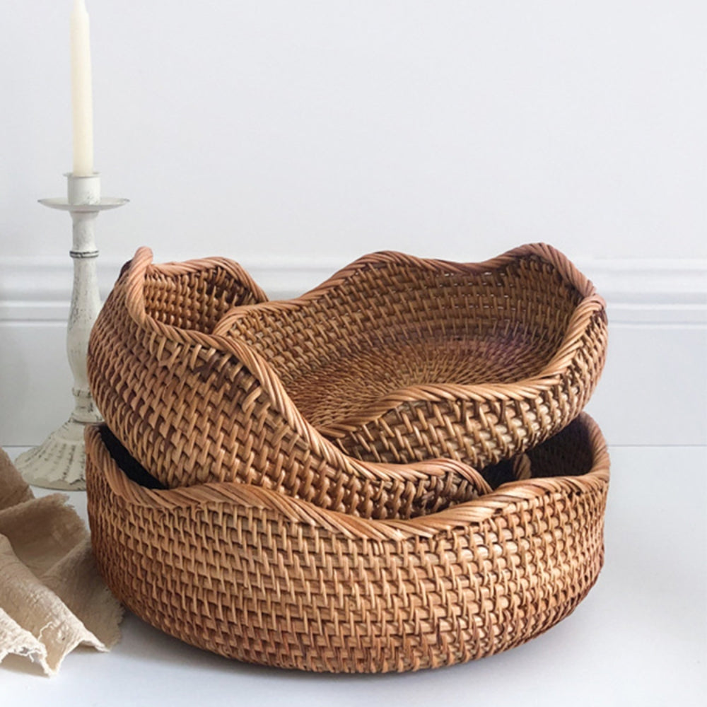 Panier tressé en osier
