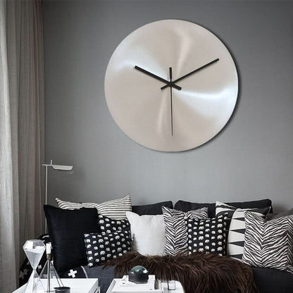 Steel wall clock