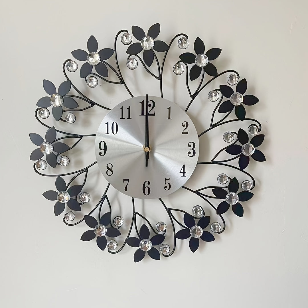 Irregular silent wall clock