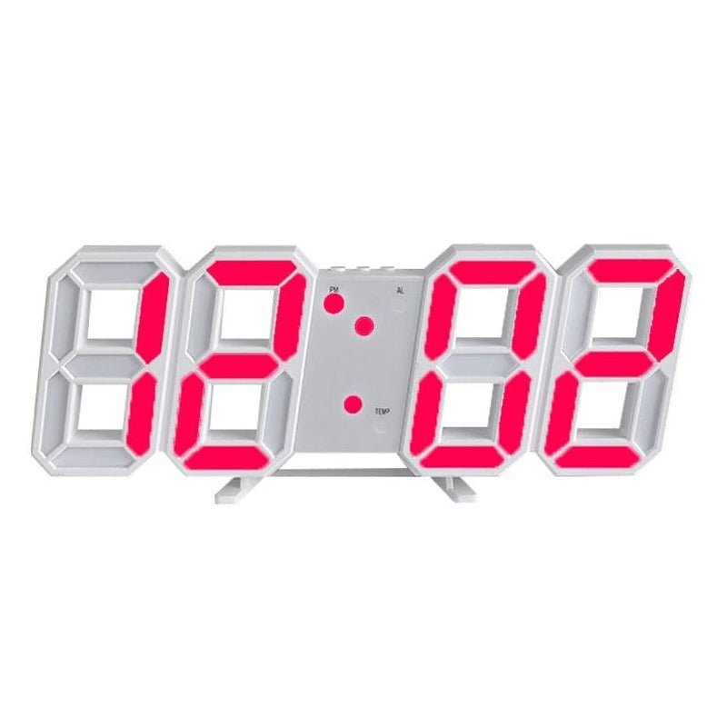 3D LED Wall or Desk Clock