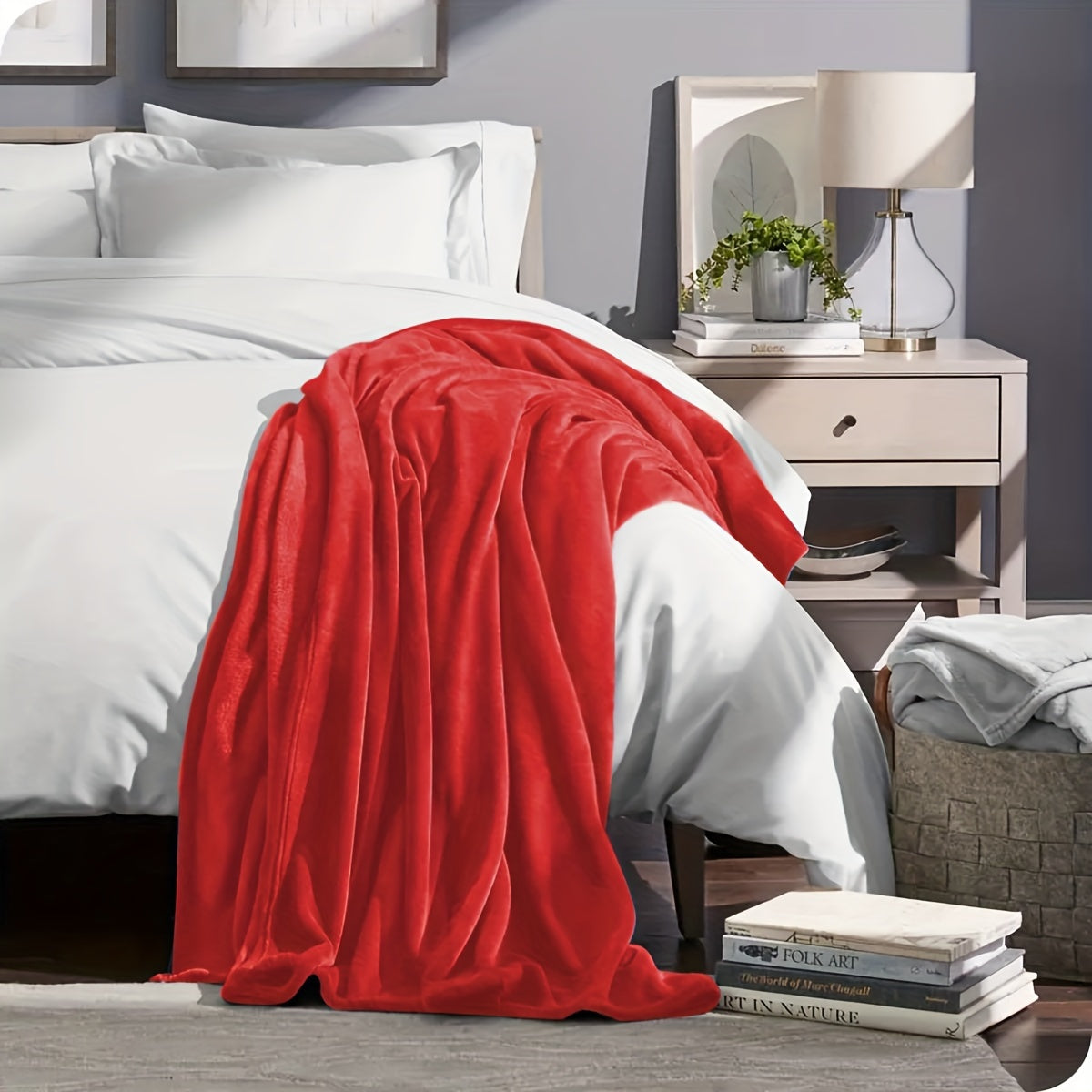 Solid-color blanket