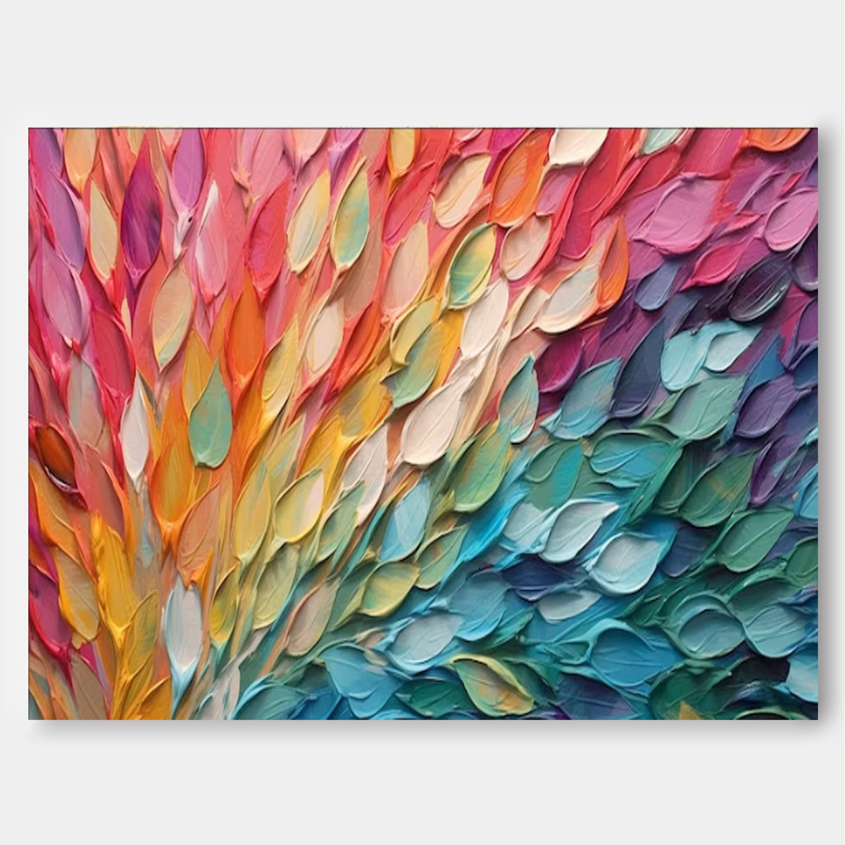 Tableau abstrait sur toile