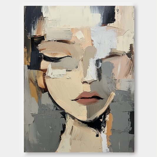 Portrait abstrait d’une femme