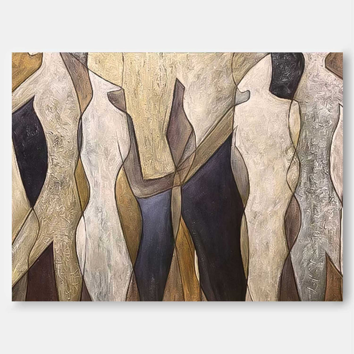 Abstract figurative painting