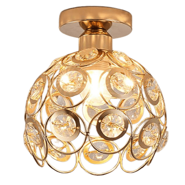 Plafonnier avec des globes en verre