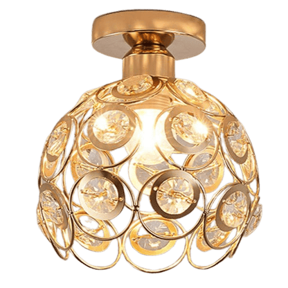 Plafonnier avec des globes en verre