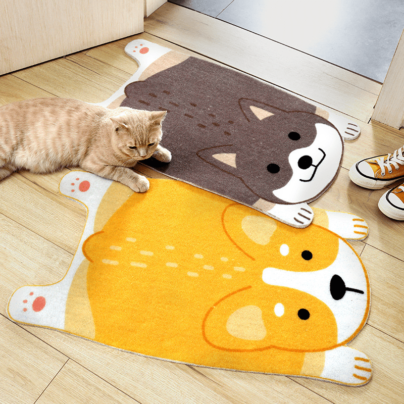 Tapis antidérapant avec des animaux