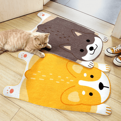 Tapis antidérapant avec des animaux