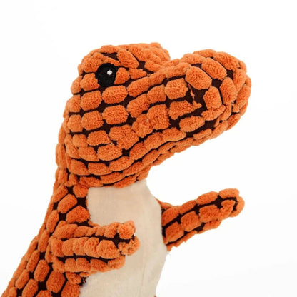 Jouet à mâcher pour chien en forme de dinosaure