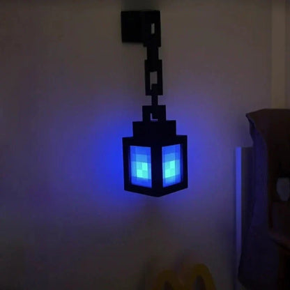Lampe de chevet LED rétro pixelisée