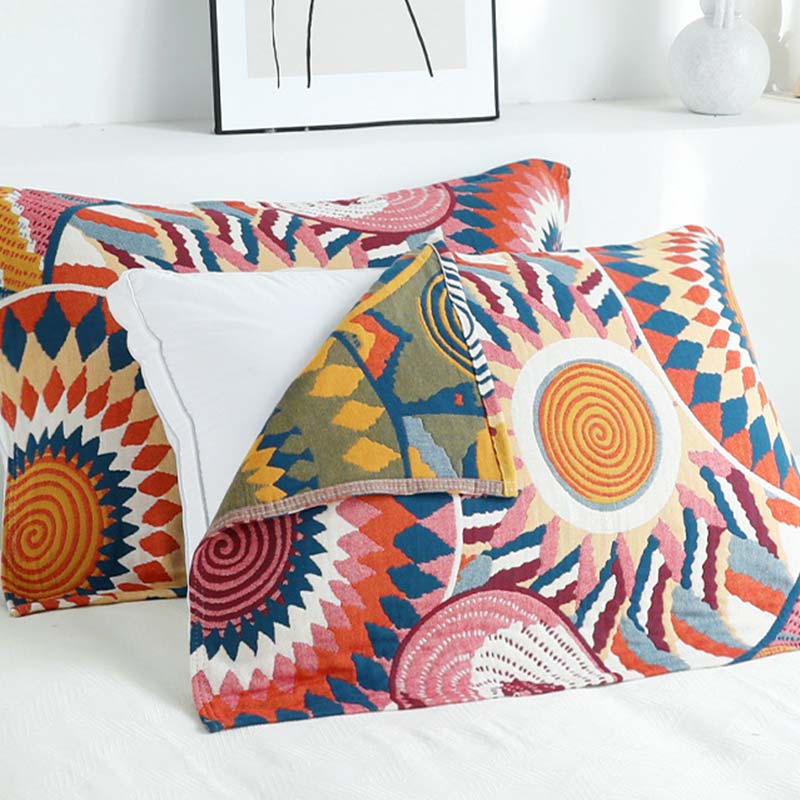 Boho pillow towel