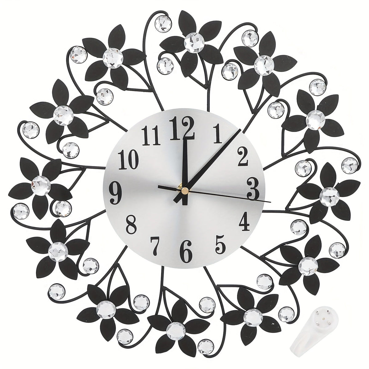 Irregular silent wall clock