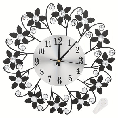 Irregular silent wall clock