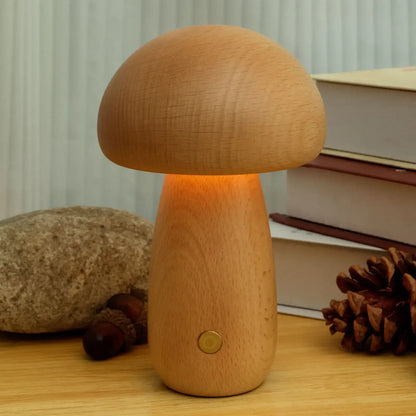 Mushroom-shaped table lamp