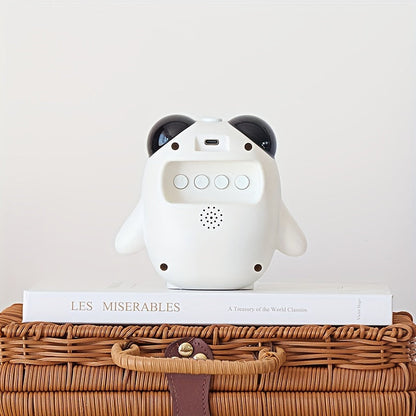 Panda alarm clock with temperature display