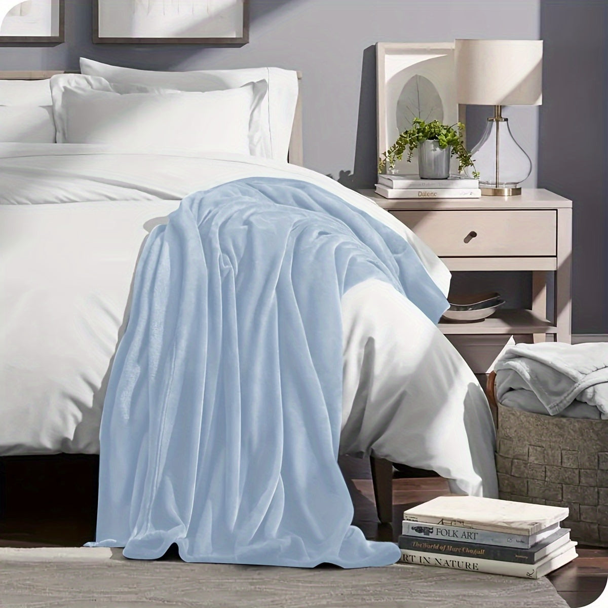 Solid-color blanket