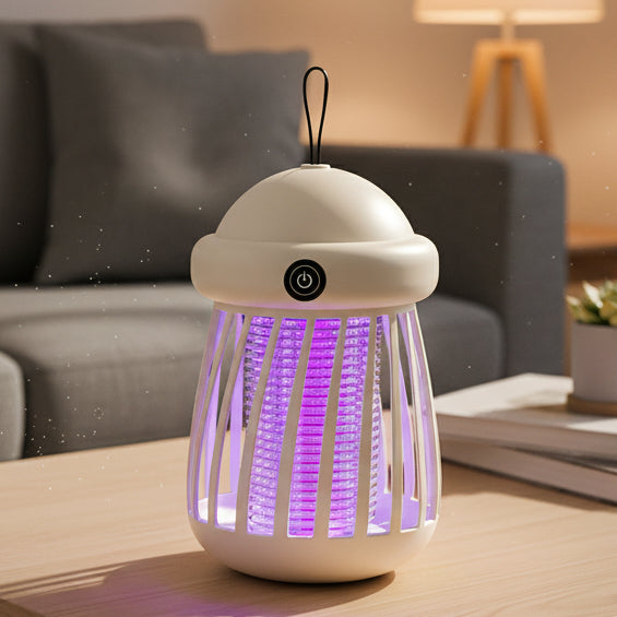 Lampe UV anti-moustiques avec grille électrique