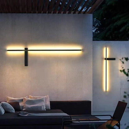 Outdoor LED wall light for the façade