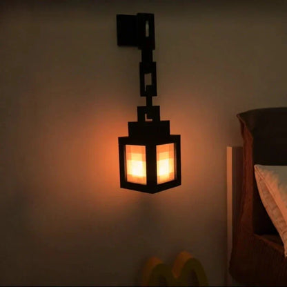 Lampe de chevet LED rétro pixelisée